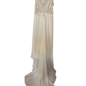 Rosa Clara Ivory Maxi Dress